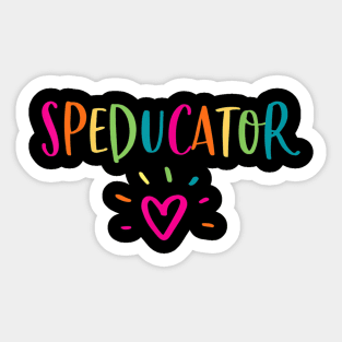 Speducator Shirt Special Education Teacher Sped Ed Gift Sticker